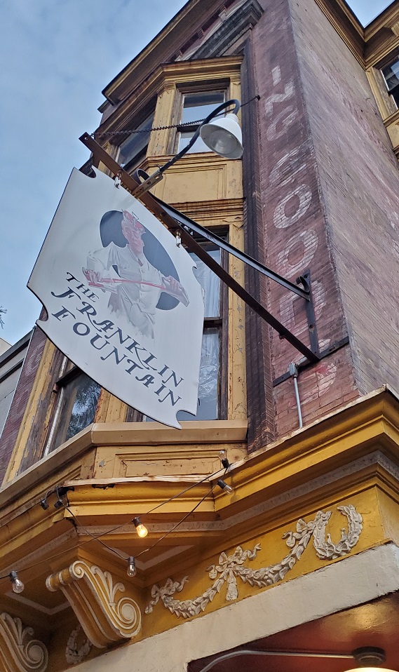 Franklin Fountain Sign