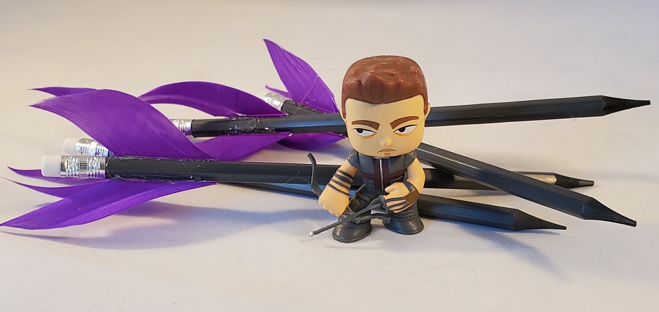 Hawkeye Bullseye DIY Arrow Pencils
