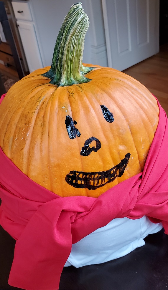 DIY Captain Underpants Pumpkin