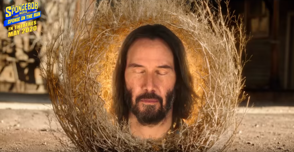 keanu reeves spongebob