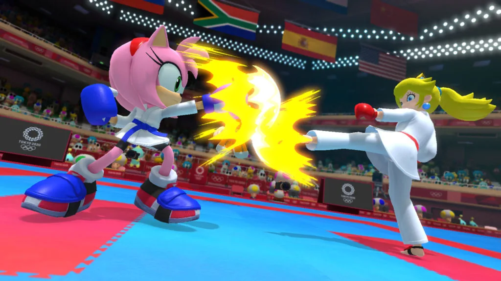 Mario & Sonic Olympic Games Tokyo 2020 switch karate