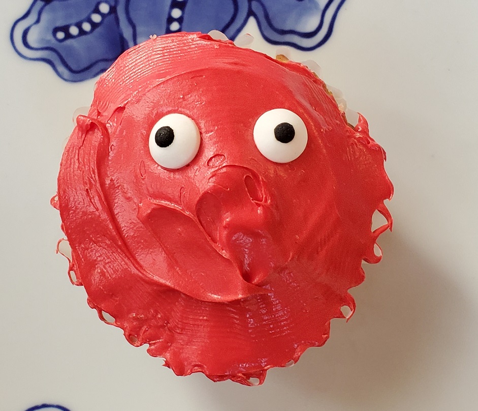 Clifford the Big Red Dog Cupcakes
