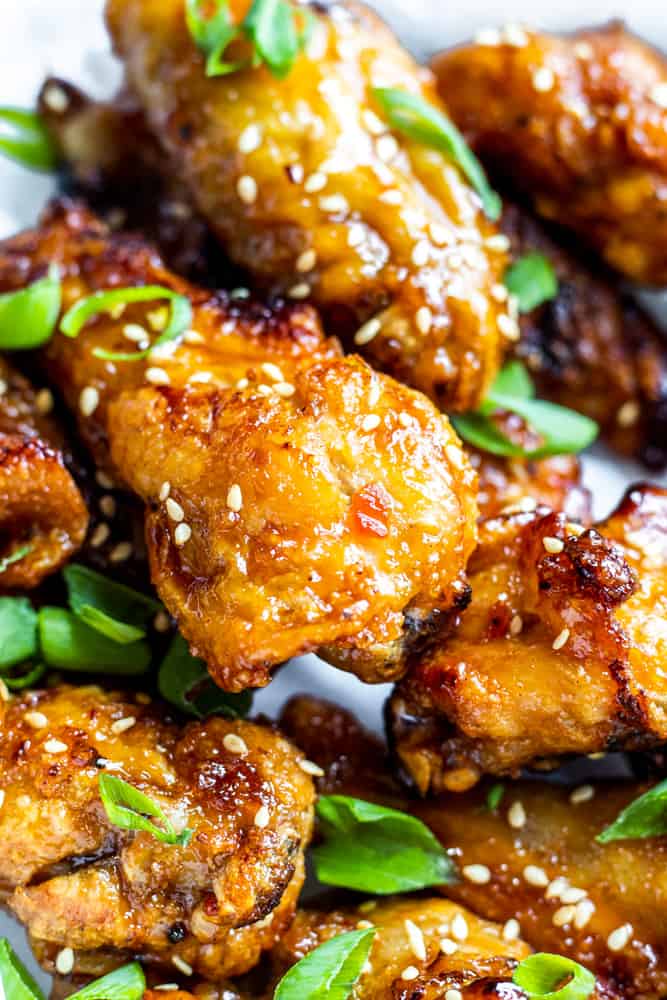 Air fryer sweet chili chicken wings recipe