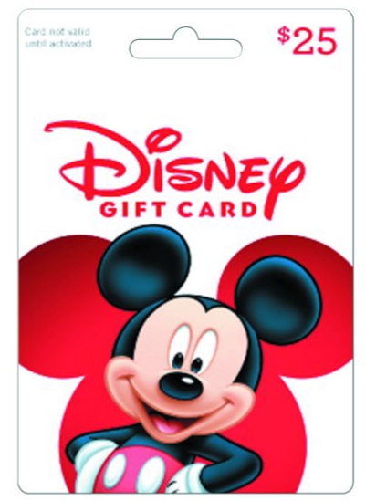 Disney gift card