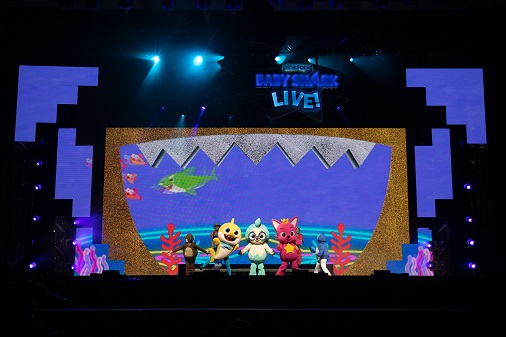 baby shark live on stage