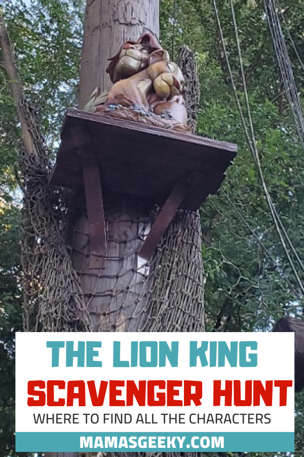 the lion king scavenger hunt disney animal kingdom