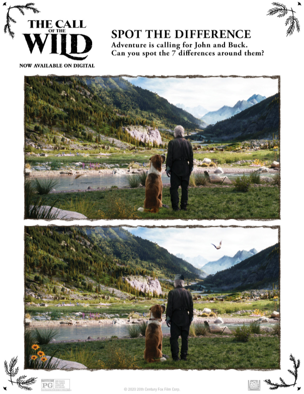 call of the wild spot the difference