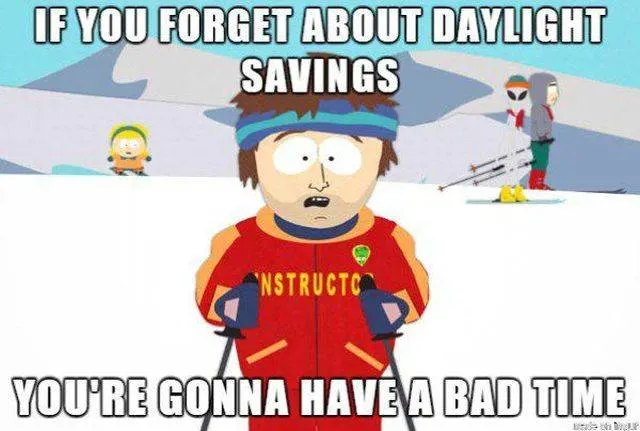 daylight savings meme