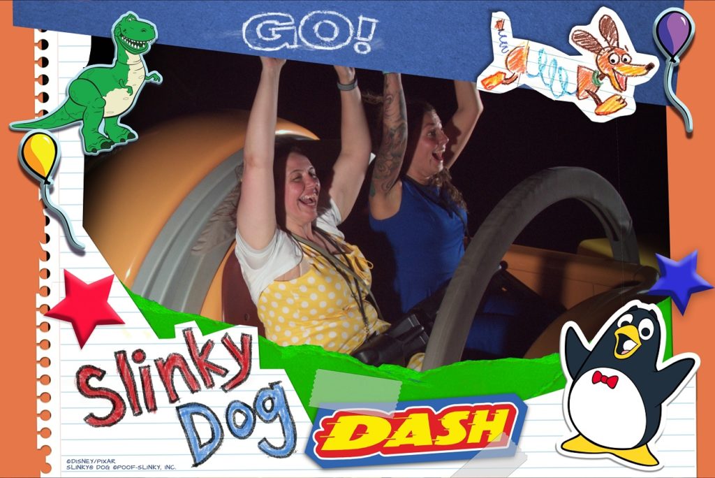 disney ride photo slinky dog dash