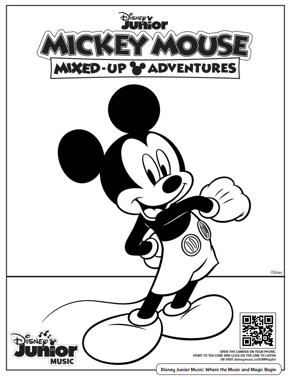 Download Free Printable Disney Junior Coloring Pages Disney Music Playlists