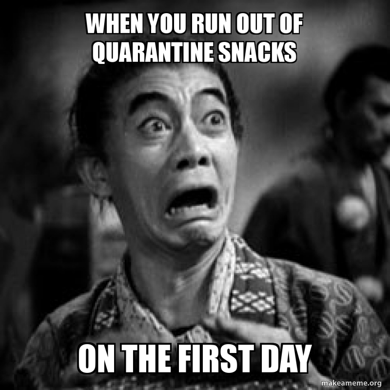 quarantine weight gain meme 