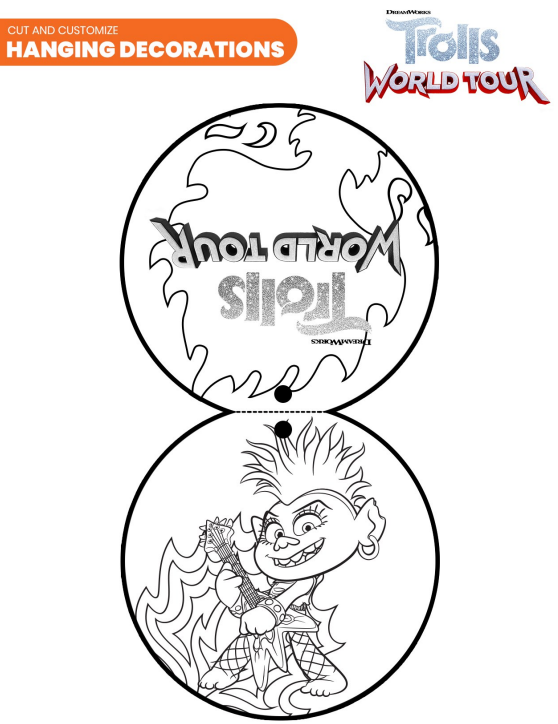 Download Free Printable Trolls World Tour Party Pack With Activity Coloring Pages