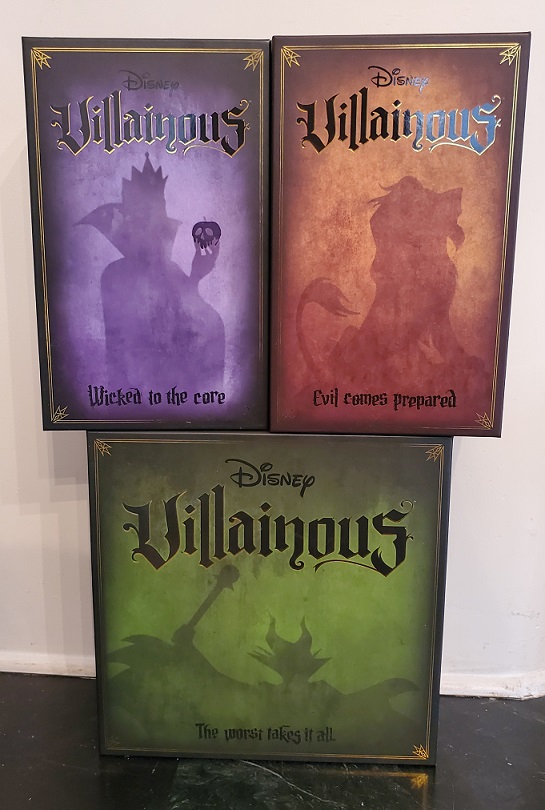 31835 DISNEY VILLAINOUS FUN FOR ALL PARTY CARD GAME THE WORST TAKES IT ALL 