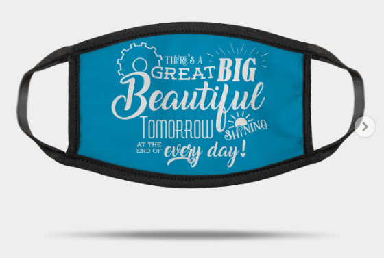 great big beautiful tomorrow mask