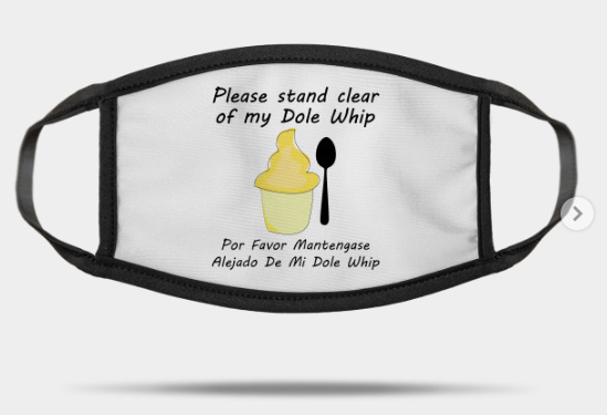stand clear dole whip mask