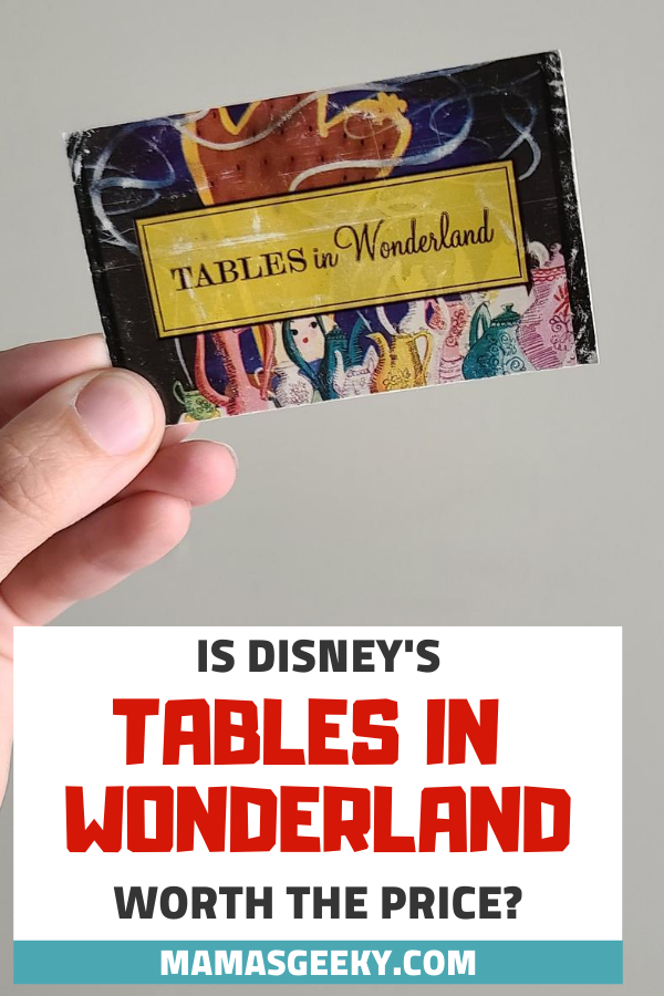 disney tables in wonderland