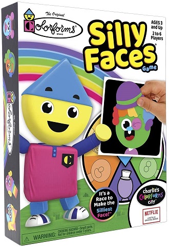 colorforms silly face game