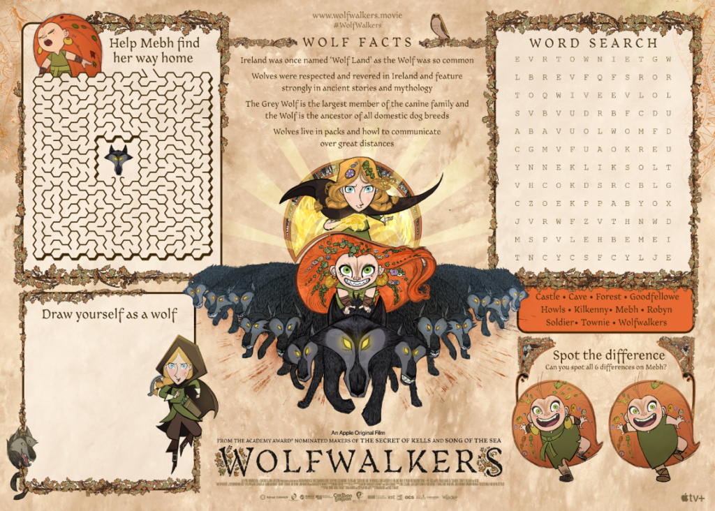 wolfwalkers activity sheet 1
