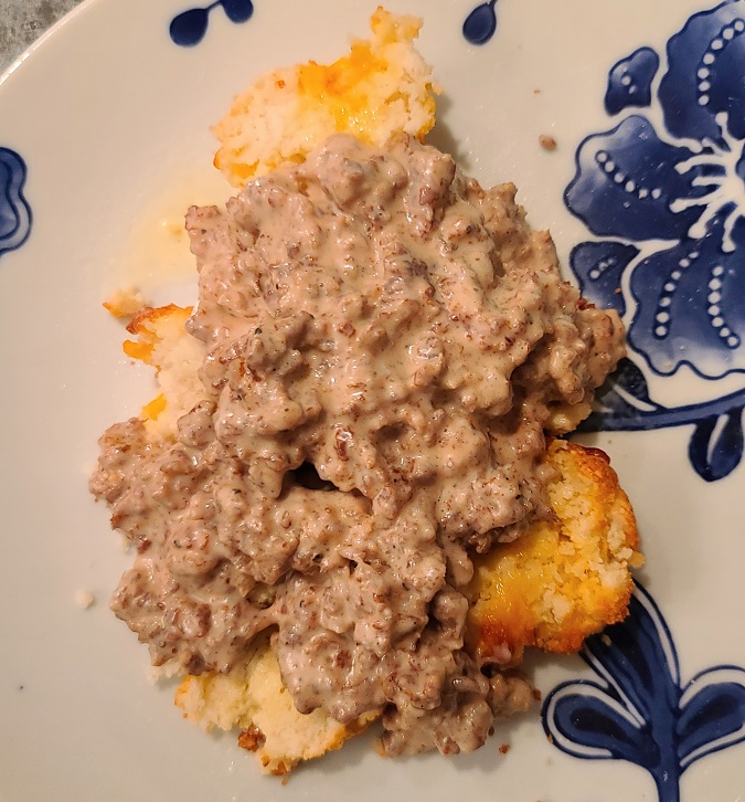 keto biscuits and gravy recipe