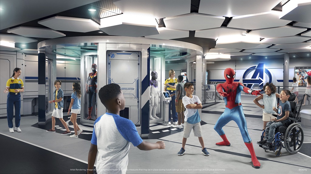 Disney Wish Disneys Oceaneer Club Marvel Super Hero Academy