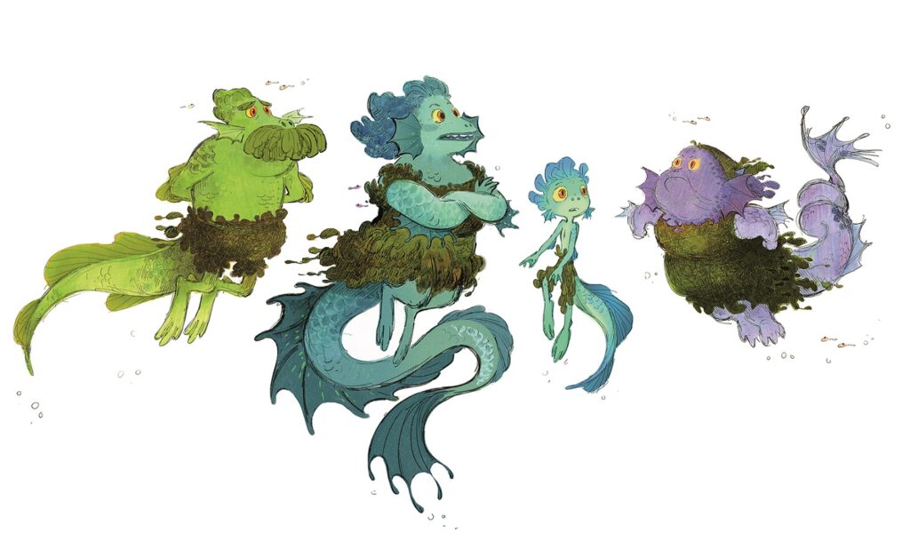 luca's sea monster family