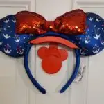 DIY Magnetic Captain Minnie Mouse Ear Holders For Your Disney Cruise