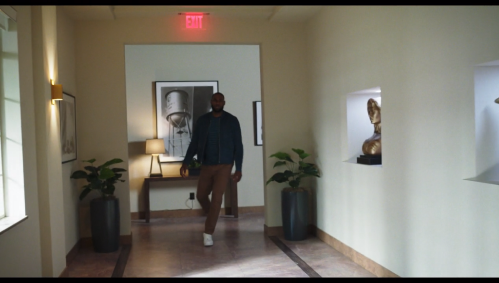 space jam WB studio hallway