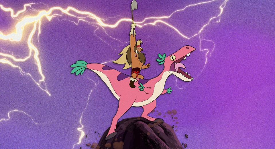 dinosaur barbarian disney plus