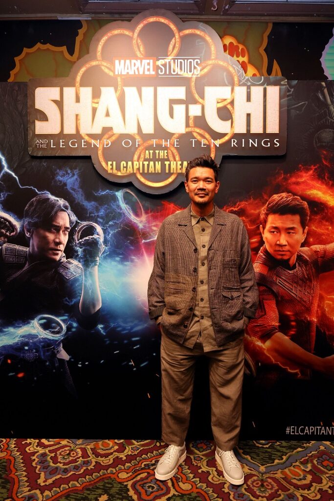 Destin Daniel Cretton surprises fans at shang-chi opening night showing