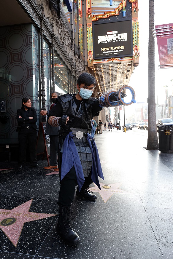 Destin Daniel Cretton surprises fans at shang-chi opening night showing