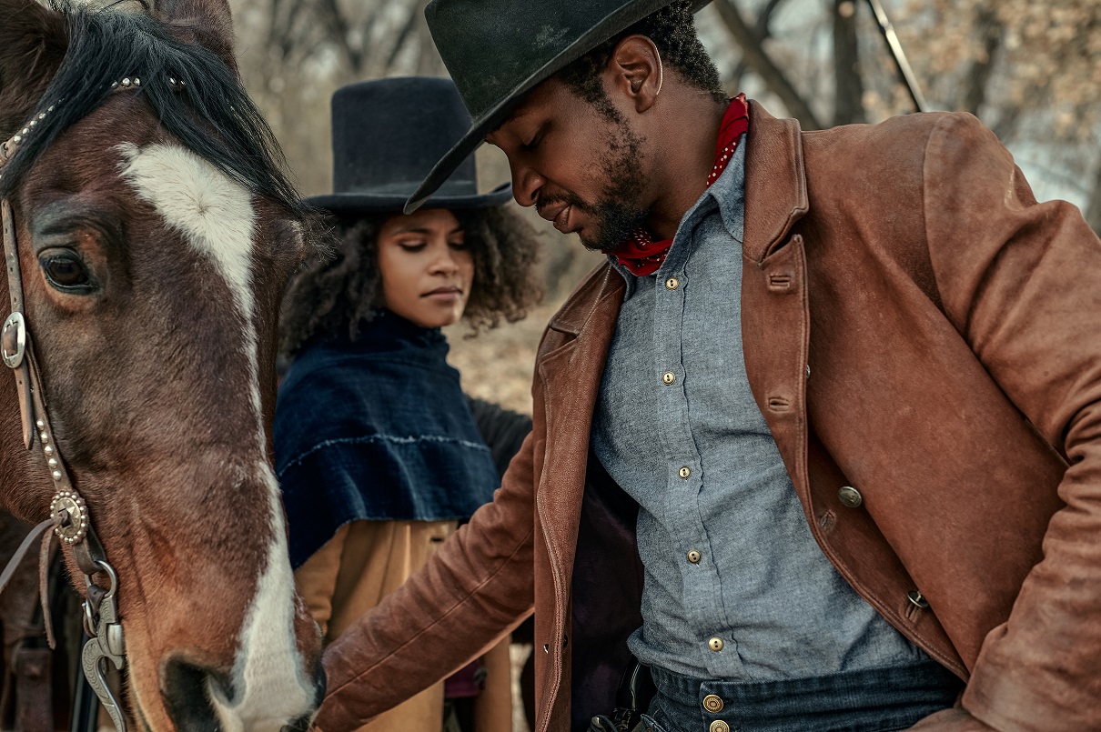 THE HARDER THEY FALL ZAZIE BEETZ & JONATHAN MAJORS