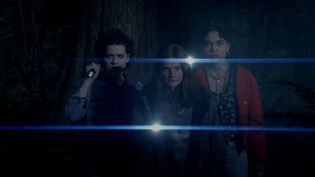 the girl in the woods