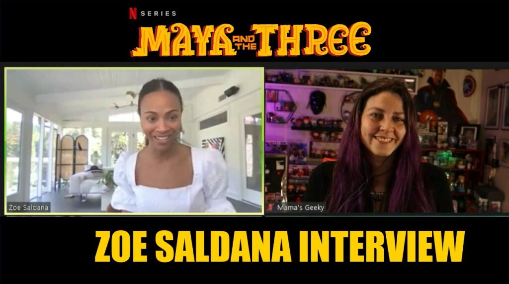 maya and the three zoe saldana