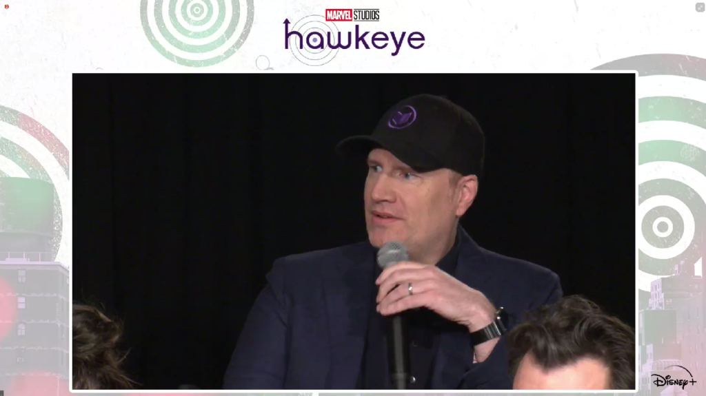 Hawkeye press conference Kevin Feige