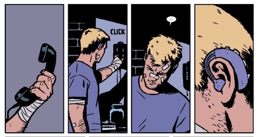 hawkeye hearing aid comics