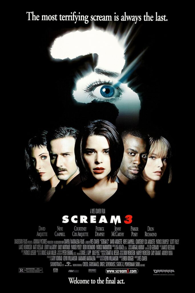 scream 3 poster