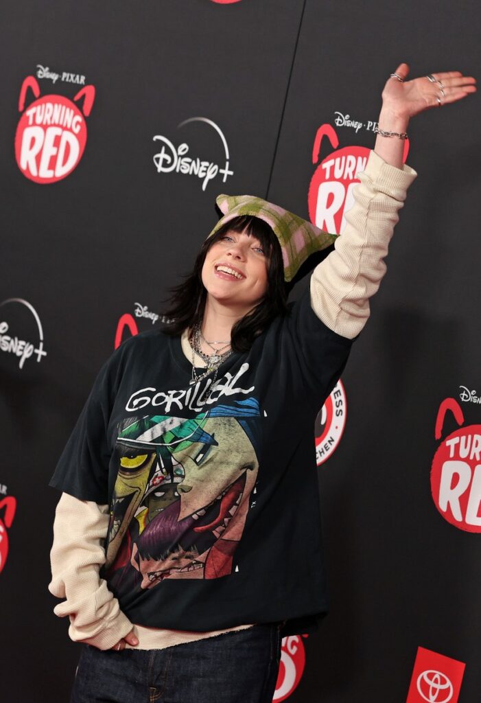 Billie Eilish Turning Red premiere