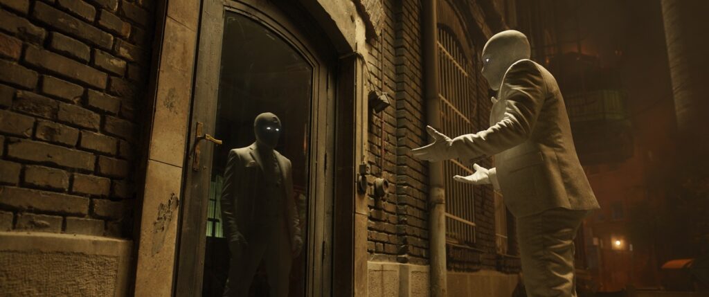 Oscar Isaac as Mr. Knight in Marvel Studios' MOON KNIGHT,