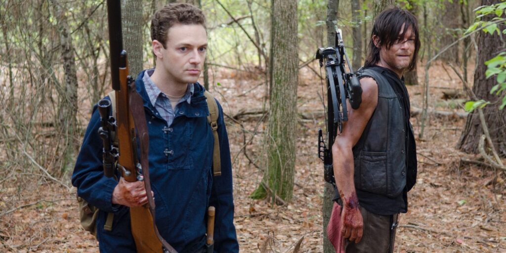 aaron and daryl the walking dead