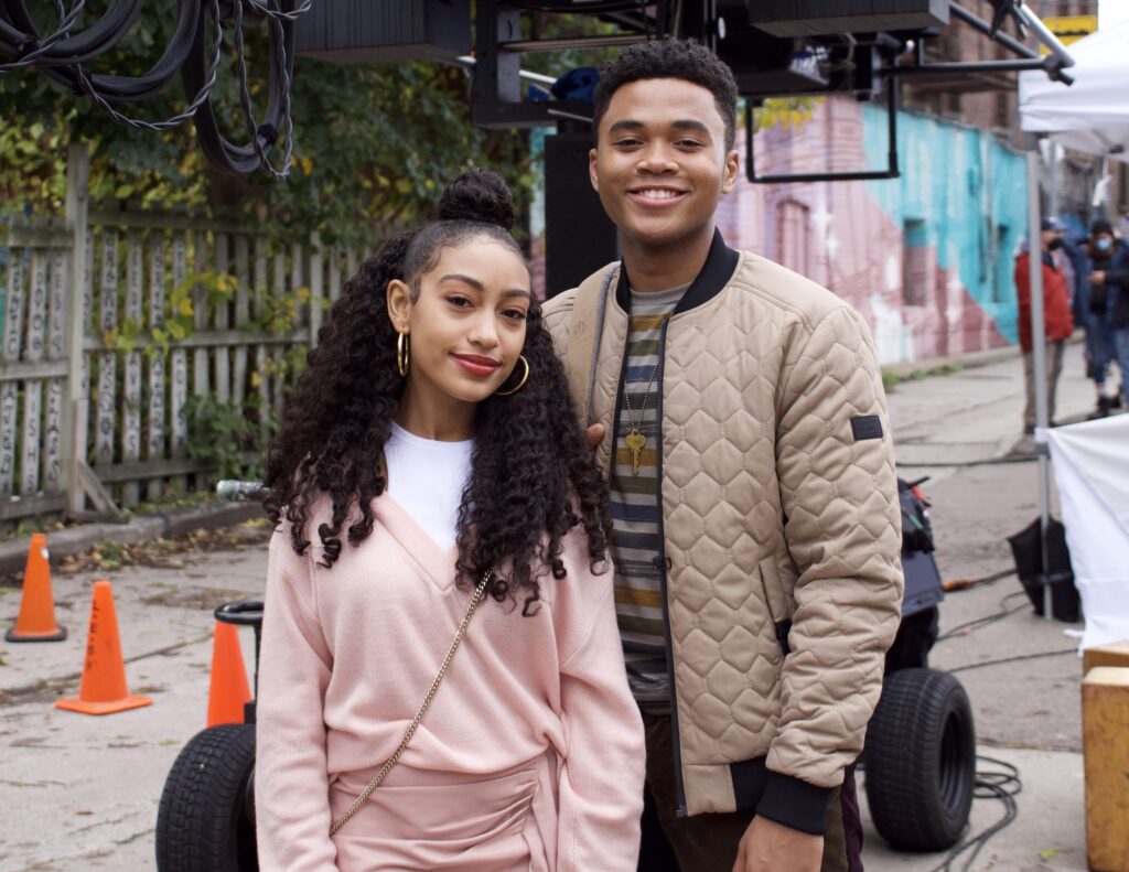 Chosen Jacobs & Lexi Underwood Disney’s Sneakerella interview