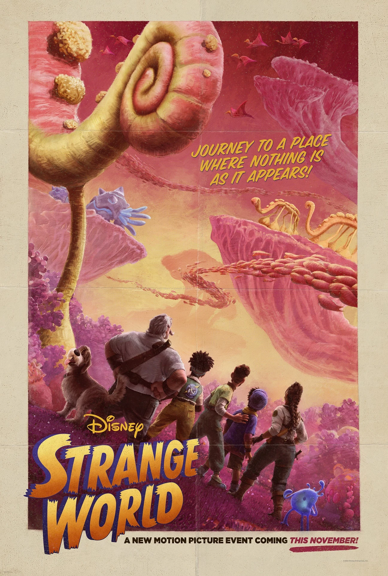 strange world teaser poster disney film