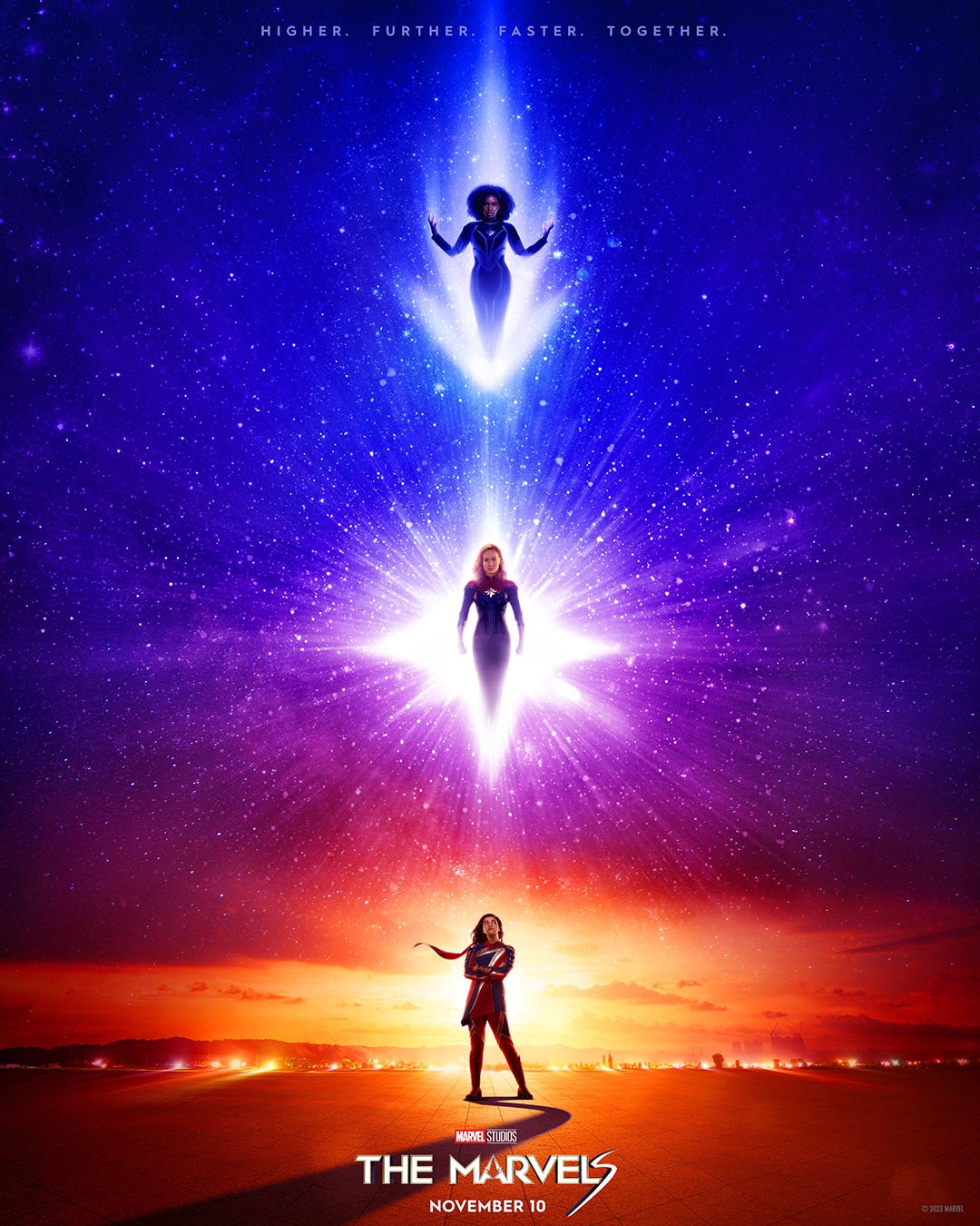 The Marvels teaser poster