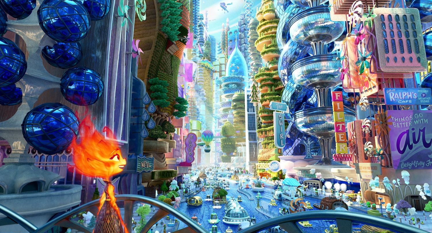 Designing Element City & Its Residents For Pixar's Elemental