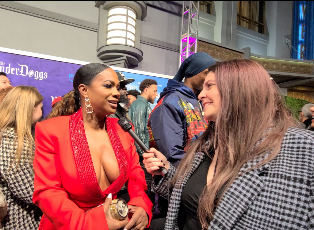 Kandi Burruss Talks The Underdoggs On The Red Carpet
