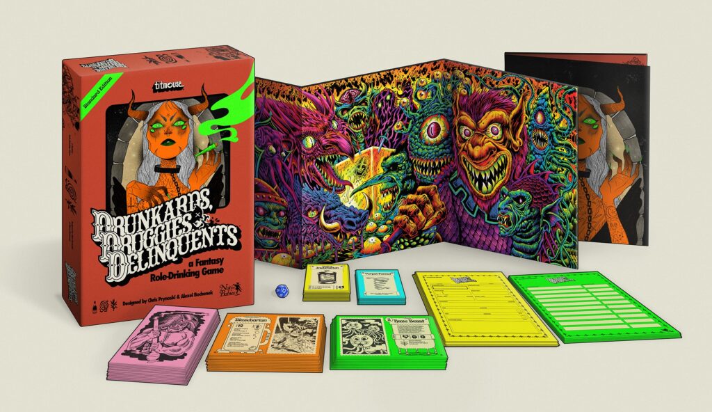 Titmouse’s Drunkards, Druggies & Delinquents: A Chaotic One-Shot RPG 