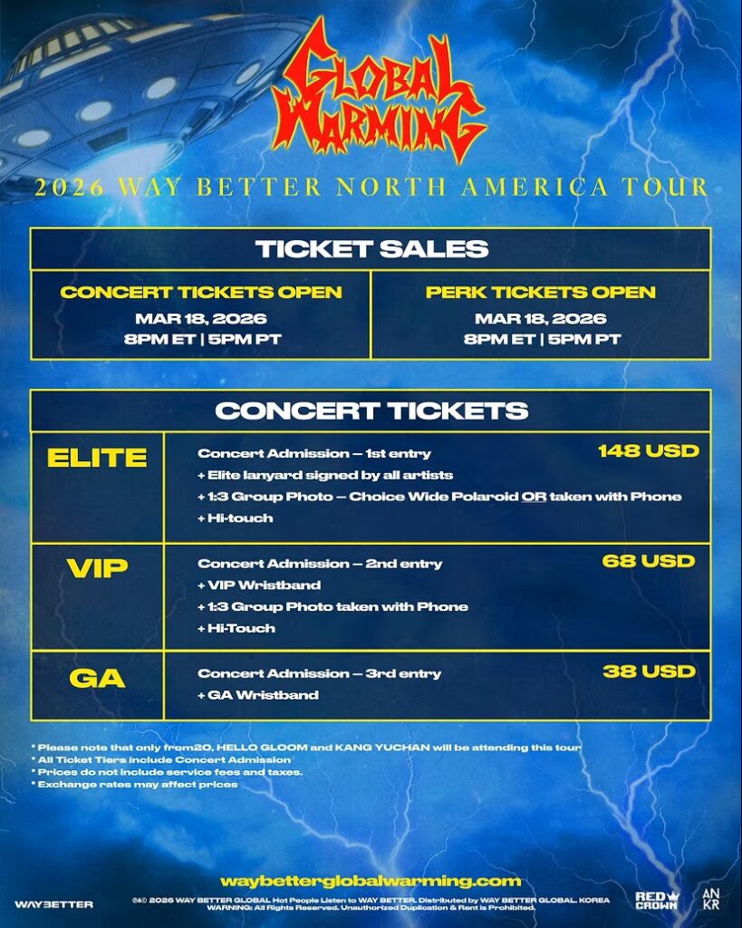 WAY BETTER 2026 NORTH AMERICAN TOUR