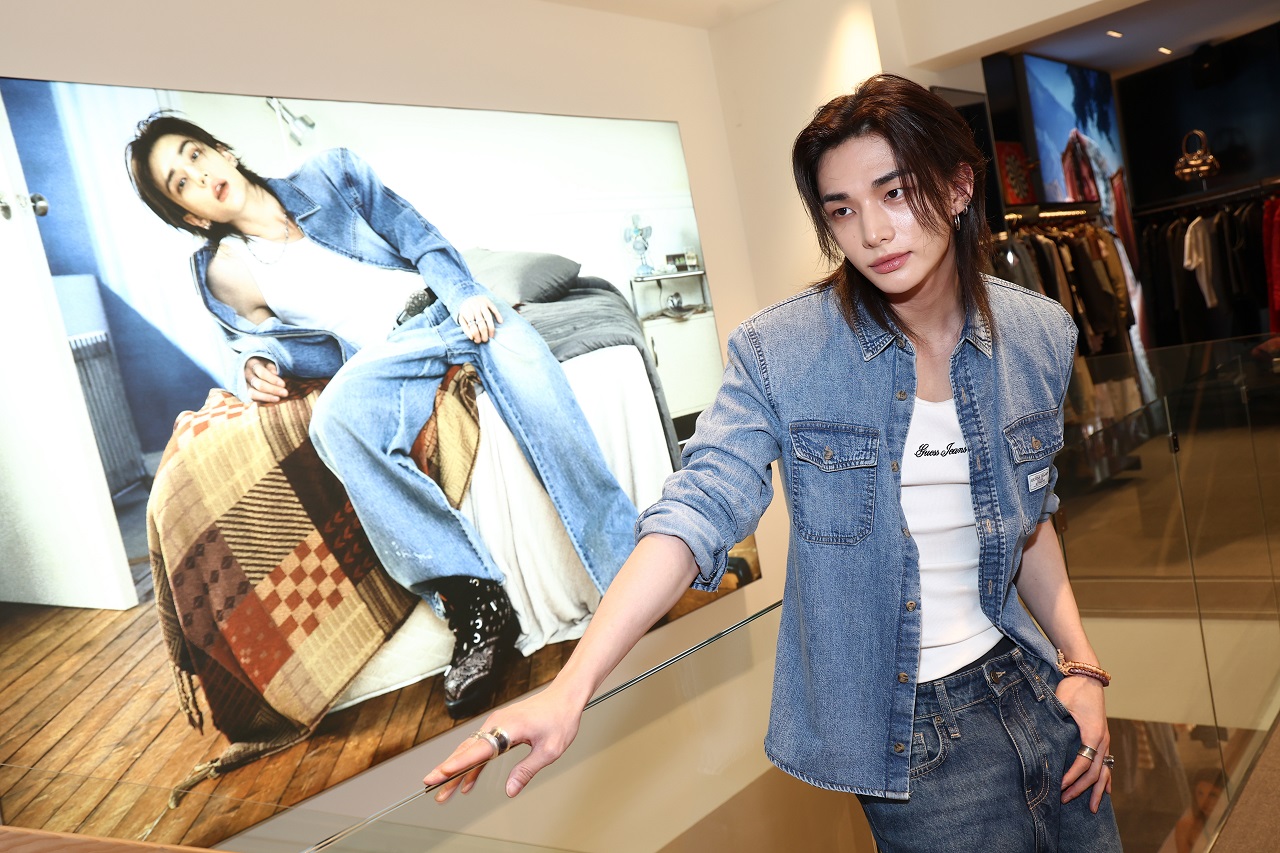 Stray Kids' Hyunjin Celebrates GUESS Partnership With Exclusive LA